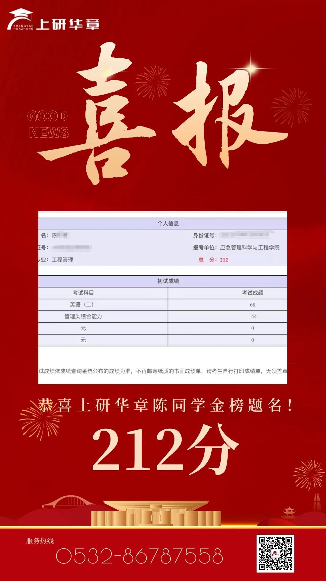 【联考喜报】上研华章2023级考研初试成绩公布！高分榜再度更新，喜讯连连！(图13)